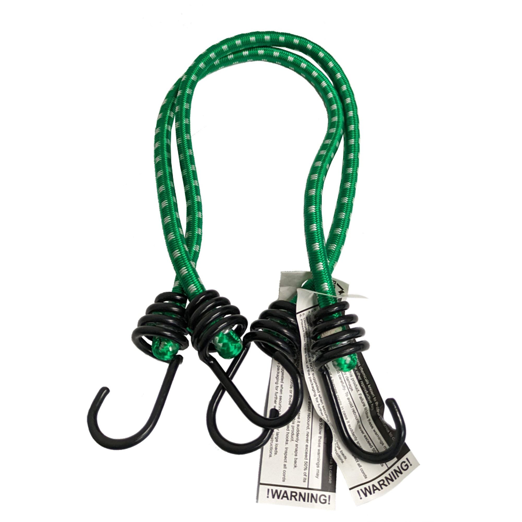 Everest Assorted Bungee Cords — 18in. & 24in., 4-Pk, UV Resistant, Vinyl-Coated Hooks, Model# KB0042